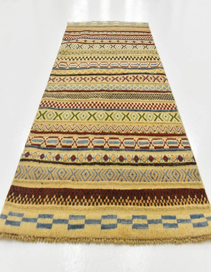 Detail image of 2' 7 x 3' 11 Hand Knotted Modern Ziegler Rug