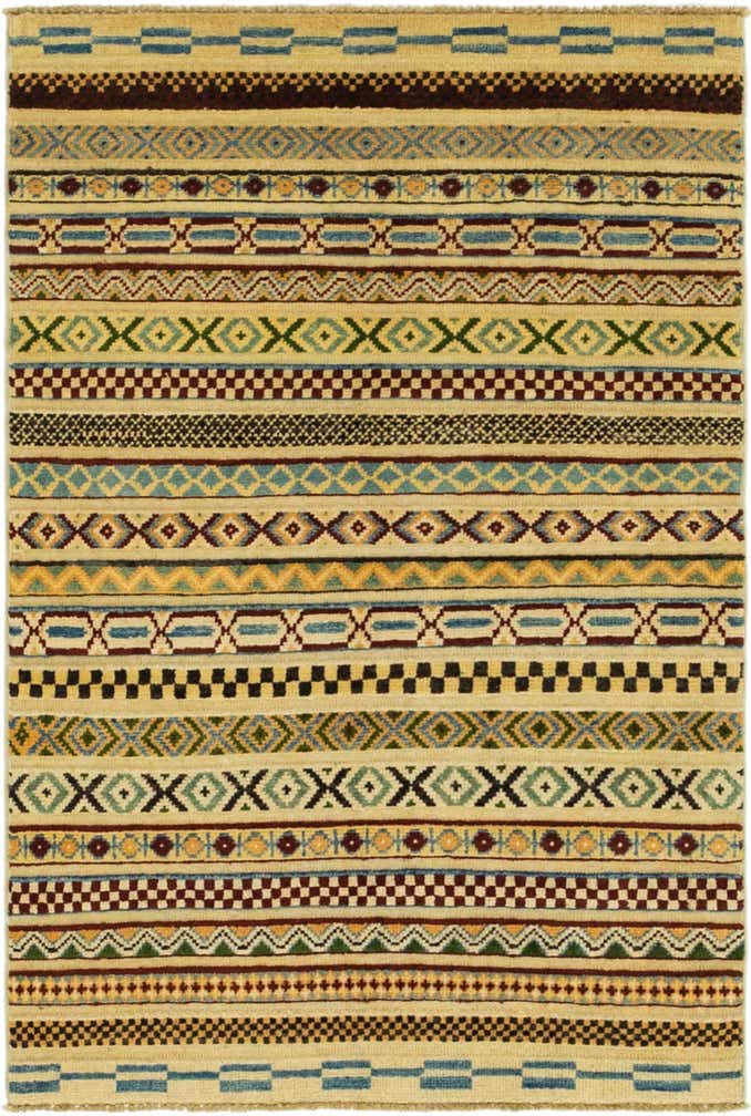 2' 7 x 3' 11 Hand Knotted Modern Ziegler Rug