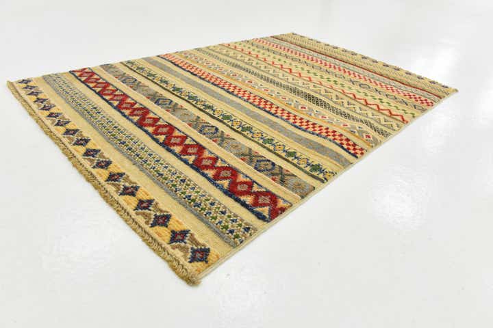 2' 7 x 4' 1 Hand Knotted Modern Ziegler Rug