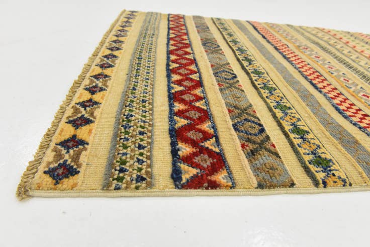 Detail image of 2' 7 x 4' 1 Hand Knotted Modern Ziegler Rug