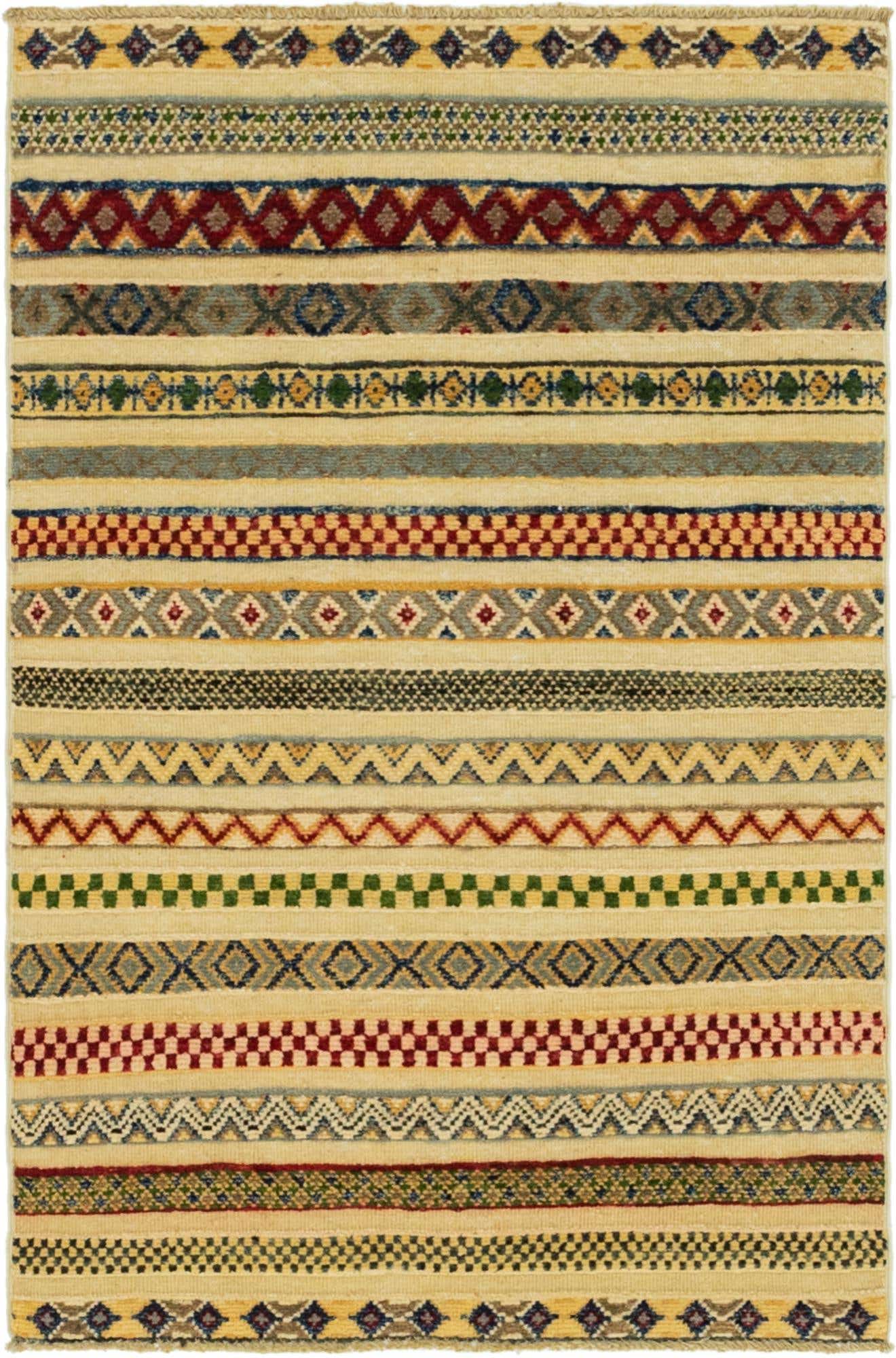 2' 7 x 4' 1 Hand Knotted Modern Ziegler Rug