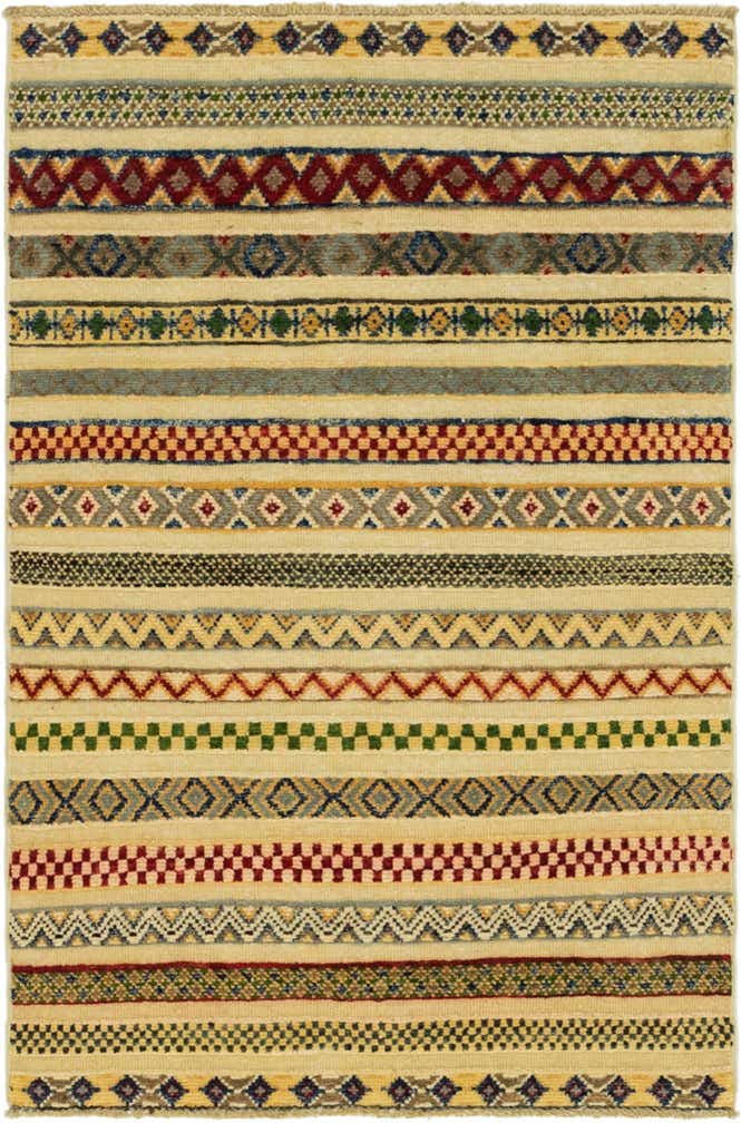 2' 7 x 4' 1 Hand Knotted Modern Ziegler Rug