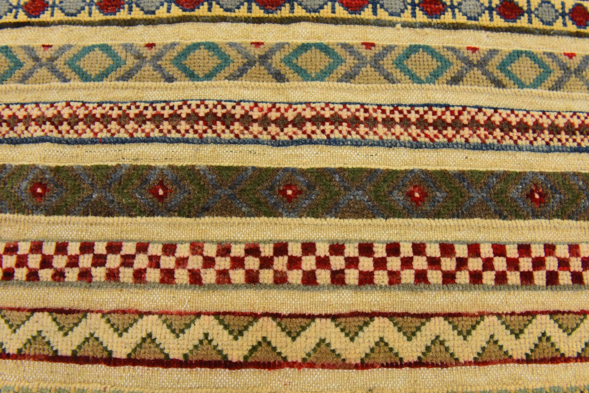 2' 9 x 4' Hand Knotted Modern Ziegler Rug