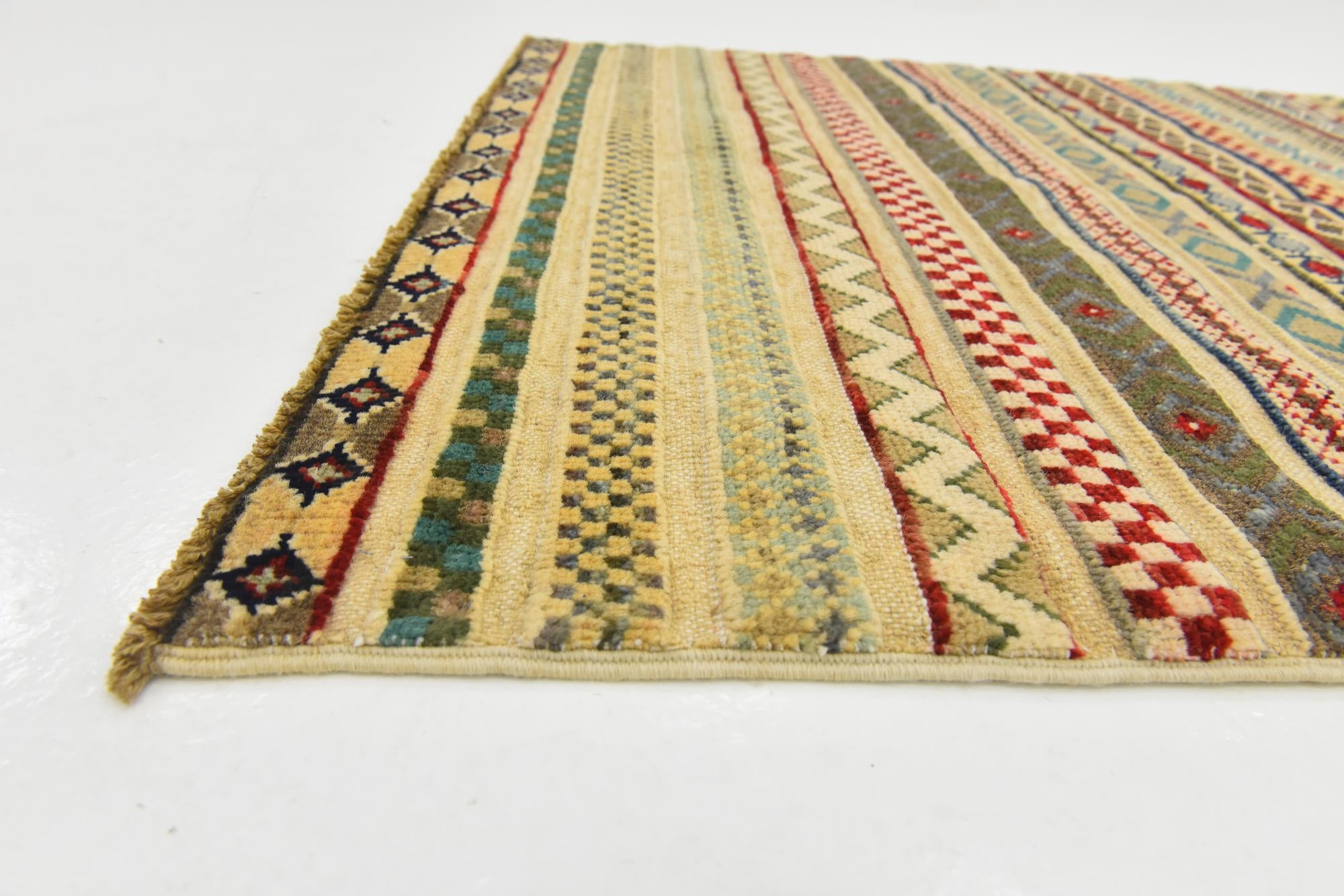 2' 9 x 4' Hand Knotted Modern Ziegler Rug