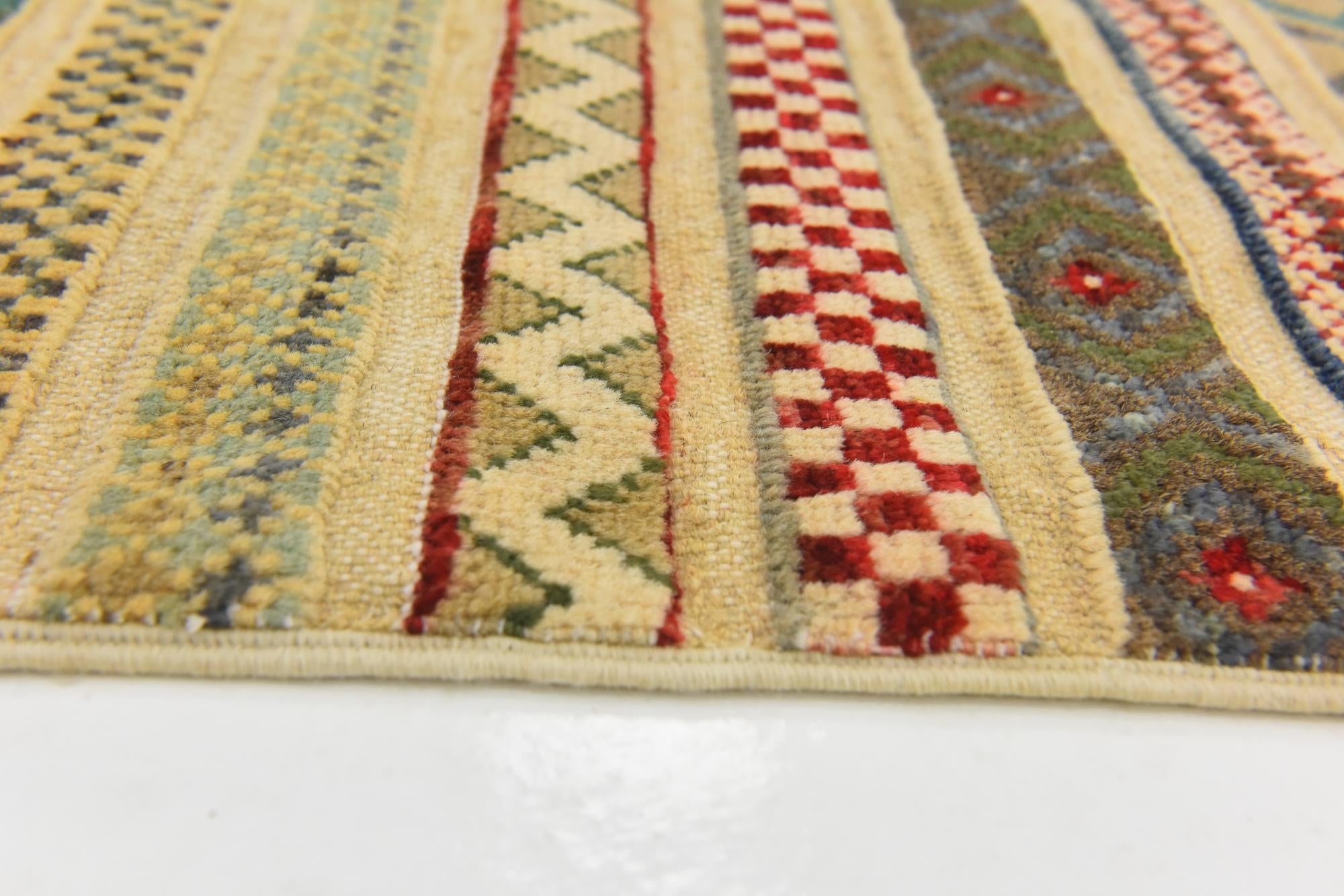 2' 9 x 4' Hand Knotted Modern Ziegler Rug