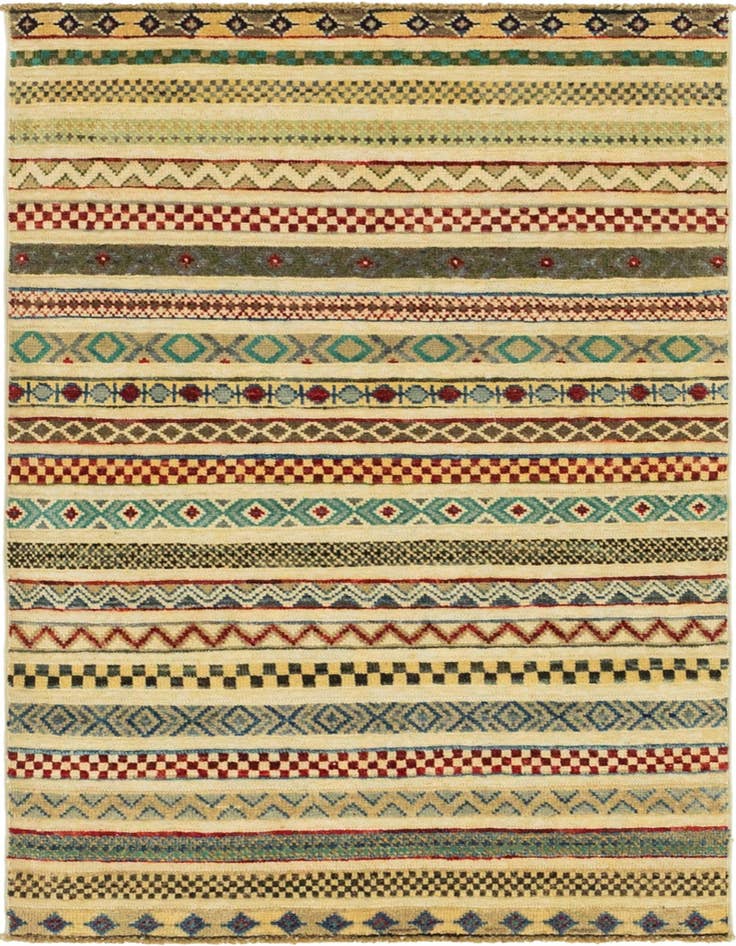 Detail image of 2' 9 x 4' Hand Knotted Modern Ziegler Rug