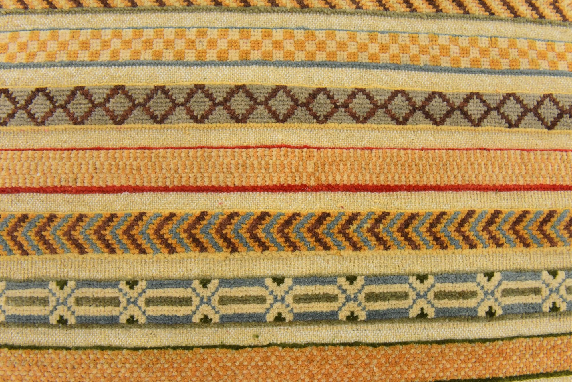 2' 8 x 4' Hand Knotted Modern Ziegler Rug