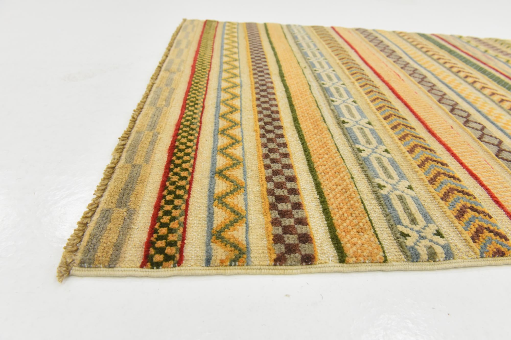 2' 8 x 4' Hand Knotted Modern Ziegler Rug