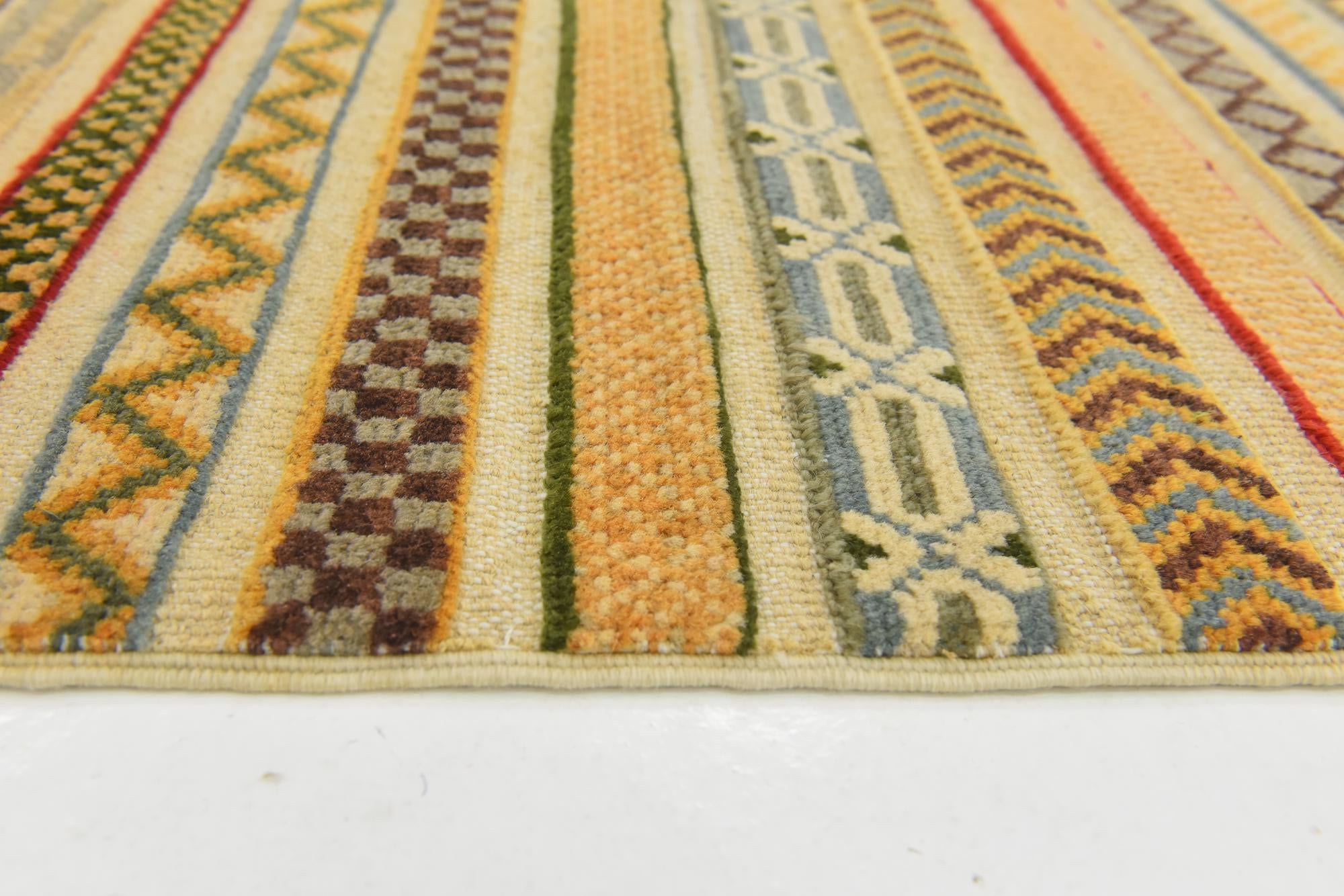2' 8 x 4' Hand Knotted Modern Ziegler Rug