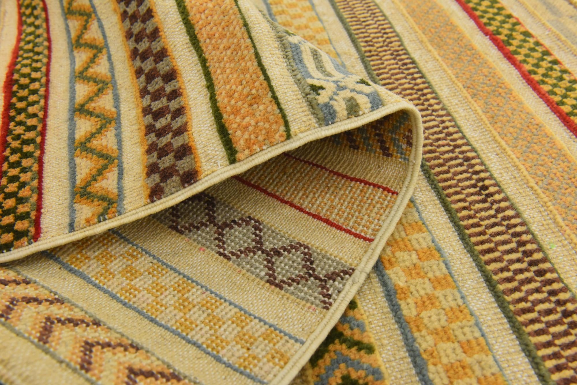 2' 8 x 4' Hand Knotted Modern Ziegler Rug