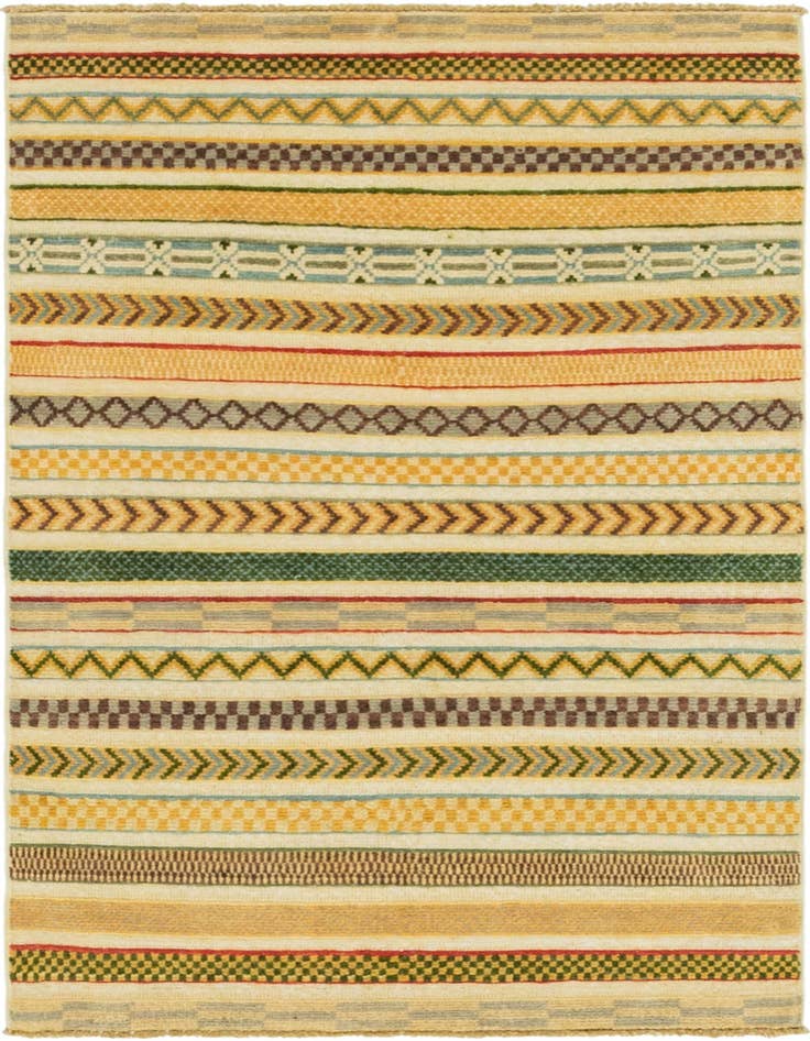 Detail image of 2' 8 x 4' Hand Knotted Modern Ziegler Rug