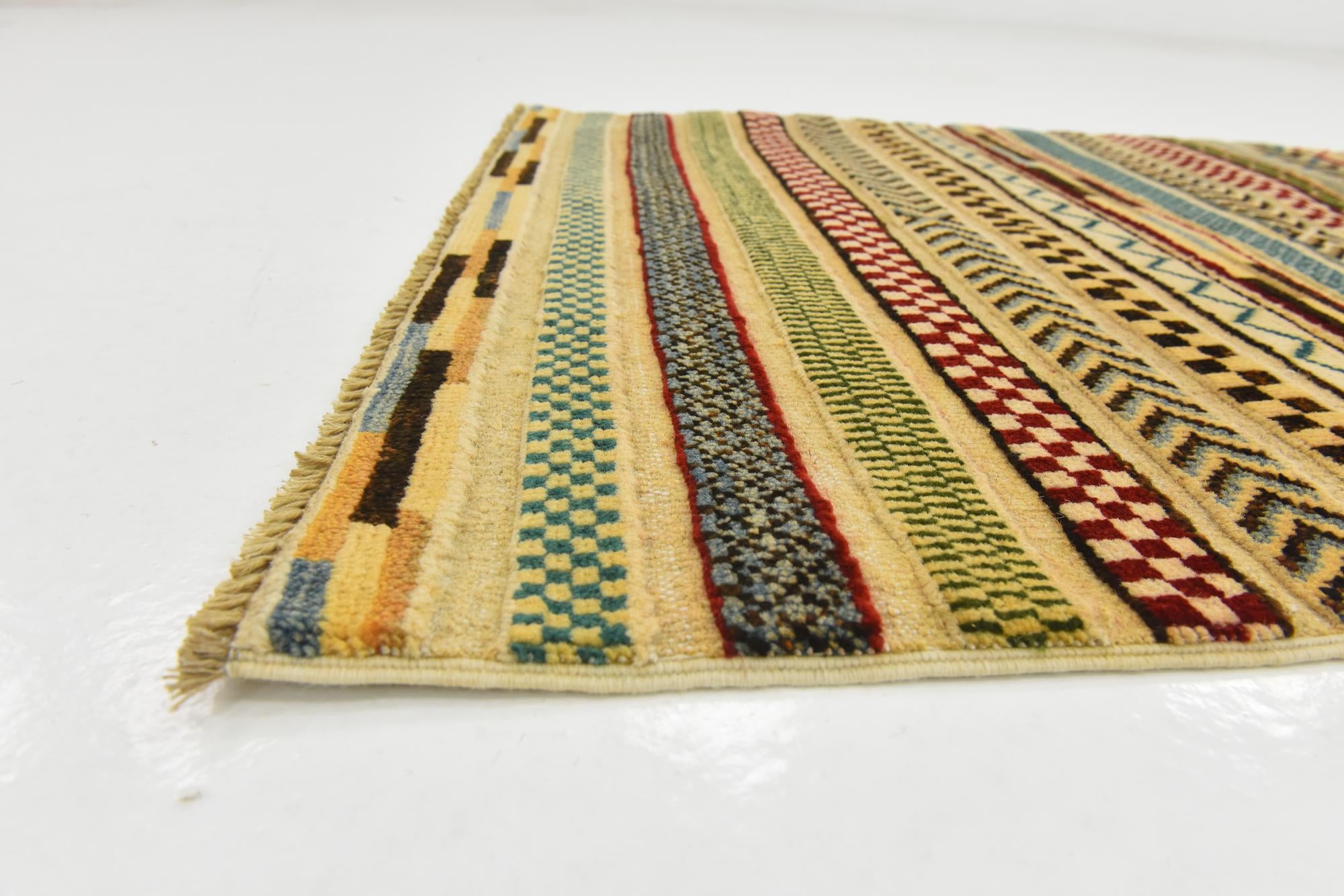2' 8 x 4' Hand Knotted Modern Ziegler Rug