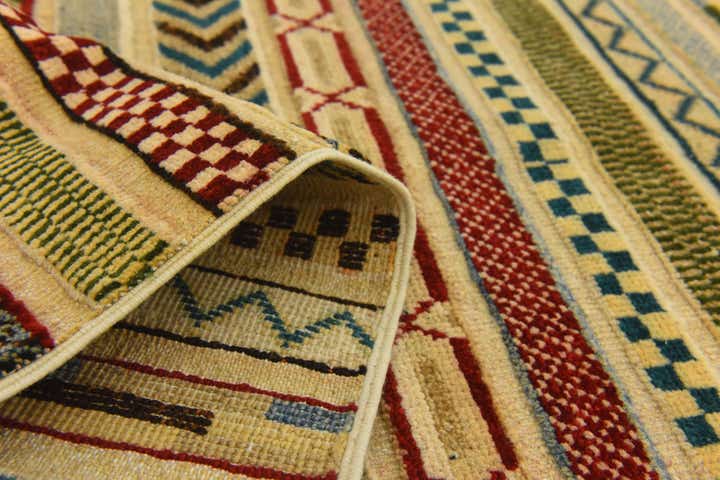 2' 8 x 4' Hand Knotted Modern Ziegler Rug