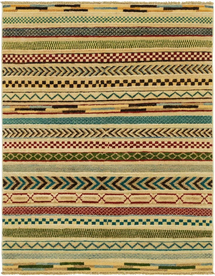 Detail image of 2' 8 x 4' Hand Knotted Modern Ziegler Rug