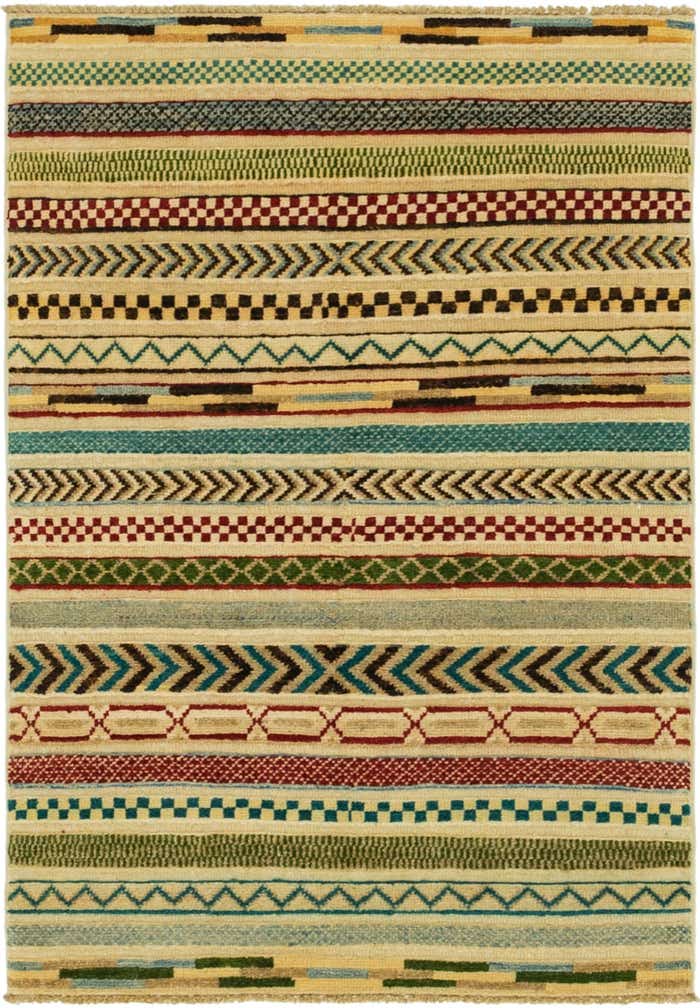 2' 8 x 4' Hand Knotted Modern Ziegler Rug