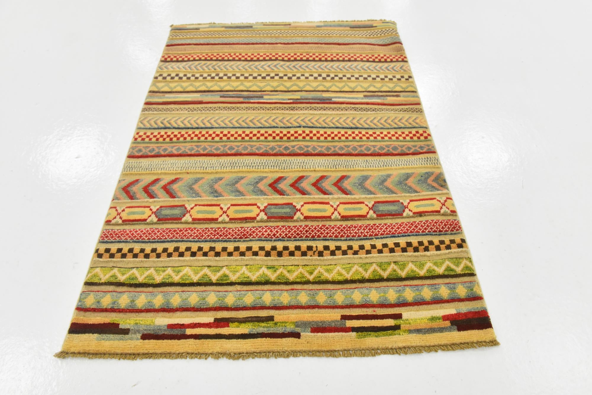 2' 8 x 3' 11 Hand Knotted Modern Ziegler Rug