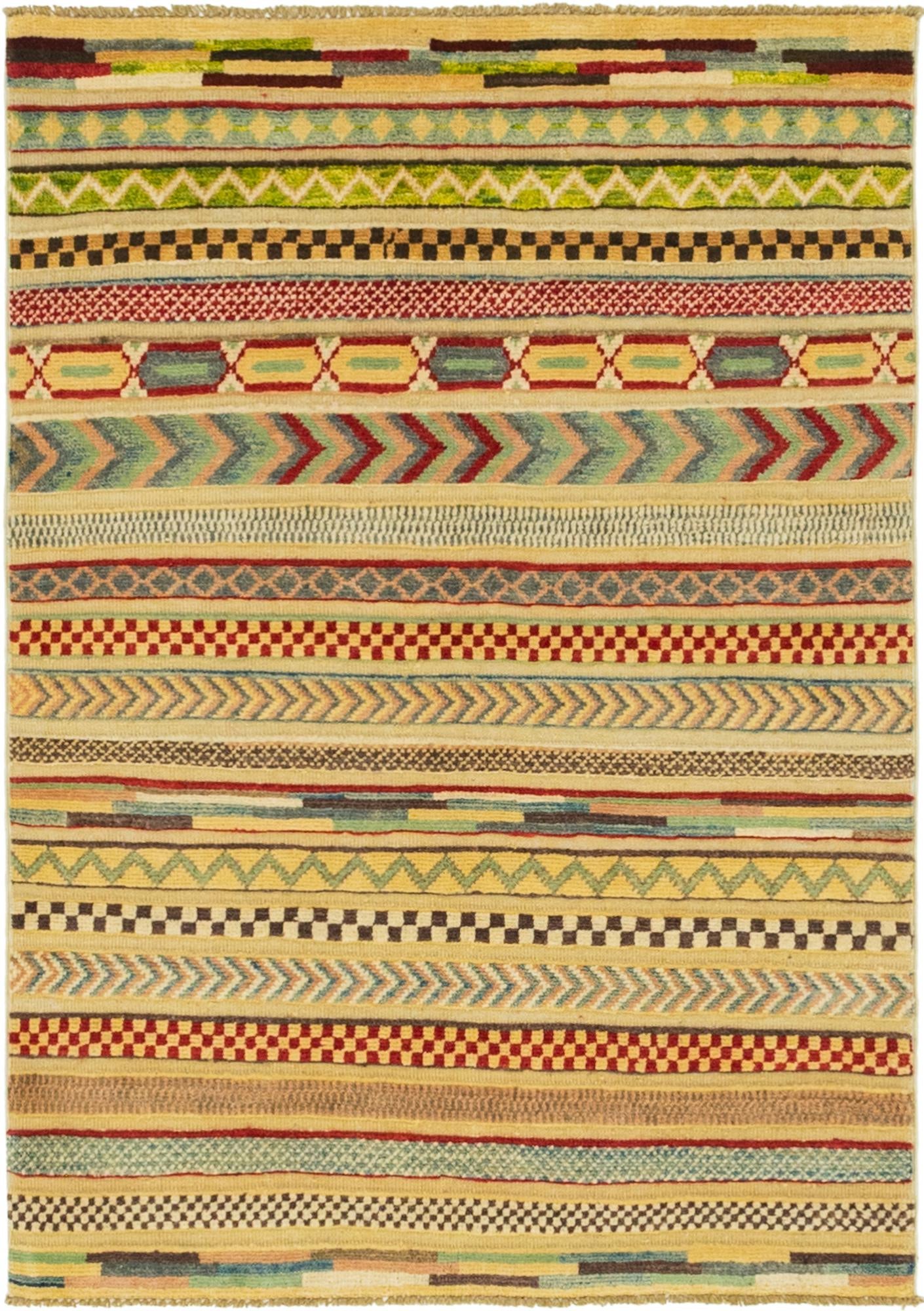2' 8 x 3' 11 Hand Knotted Modern Ziegler Rug