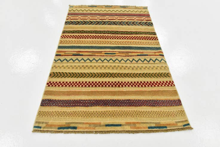 Detail image of 2' 7 x 4' 1 Hand Knotted Modern Ziegler Rug