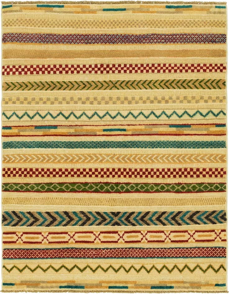 Detail image of 2' 7 x 4' 1 Hand Knotted Modern Ziegler Rug