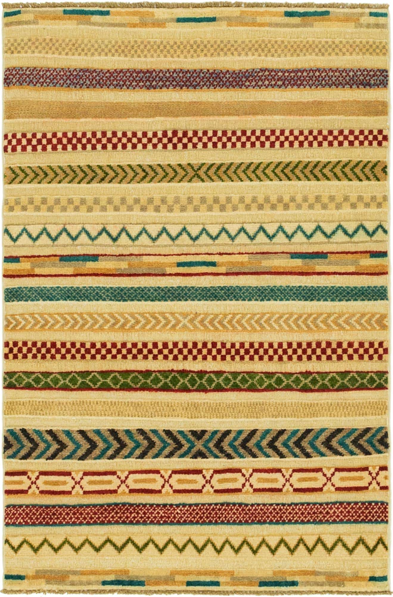 2' 7 x 4' 1 Hand Knotted Modern Ziegler Rug