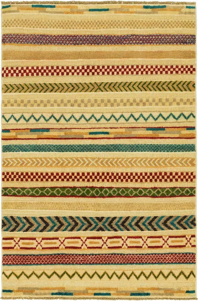 2' 7 x 4' 1 Hand Knotted Modern Ziegler Rug