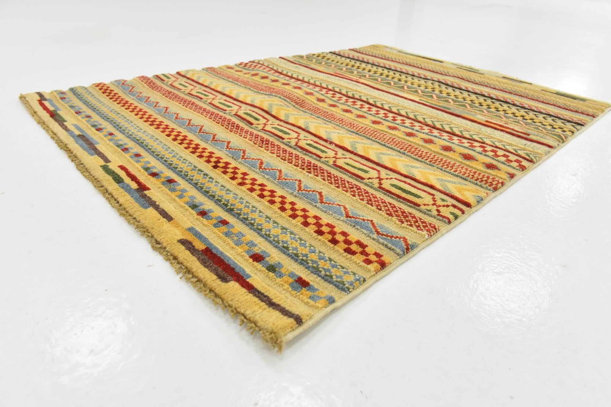 2' 9 x 4' Hand Knotted Modern Ziegler Rug