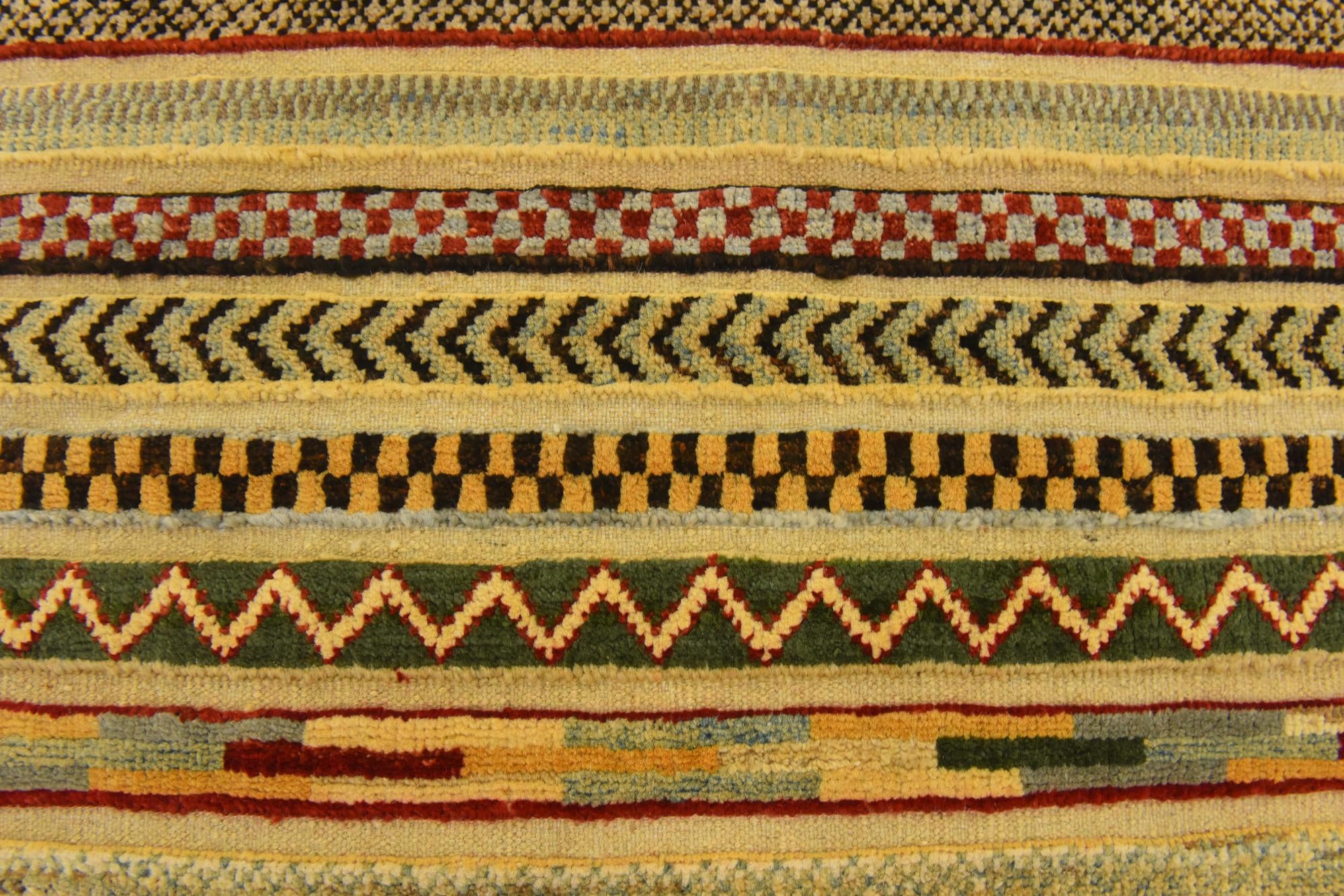 2' 9 x 4' Hand Knotted Modern Ziegler Rug