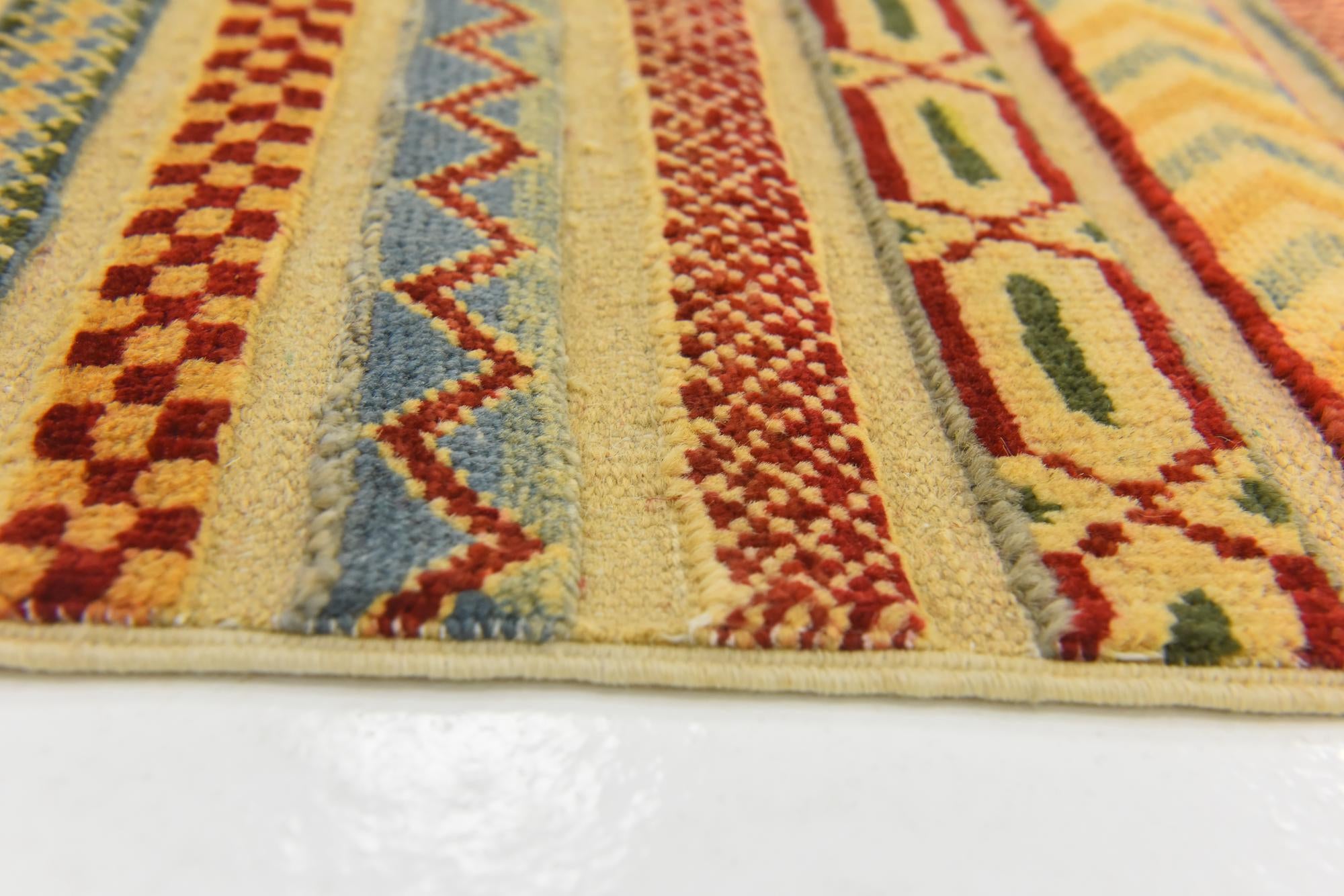 2' 9 x 4' Hand Knotted Modern Ziegler Rug