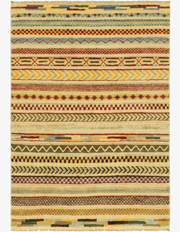 2' 9 x 4' Hand Knotted Modern Ziegler Rug