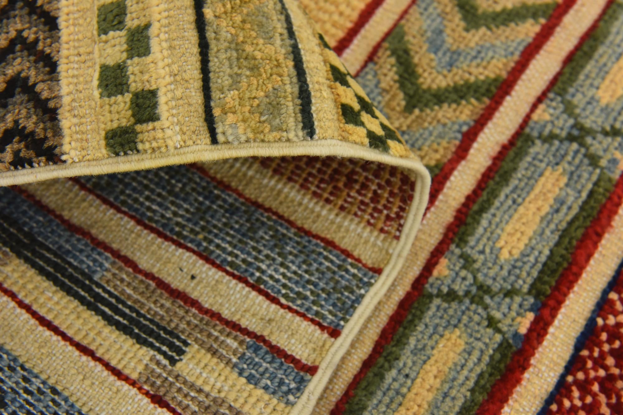 2' 9 x 3' 9 Hand Knotted Modern Ziegler Rug