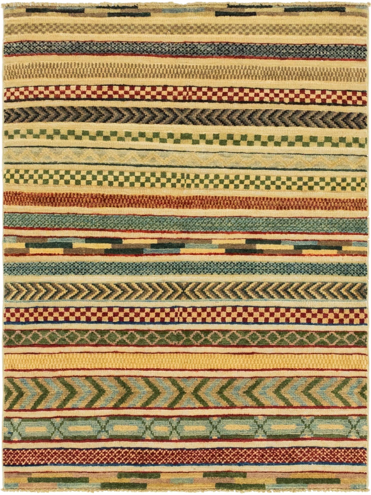2' 9 x 3' 9 Hand Knotted Modern Ziegler Rug