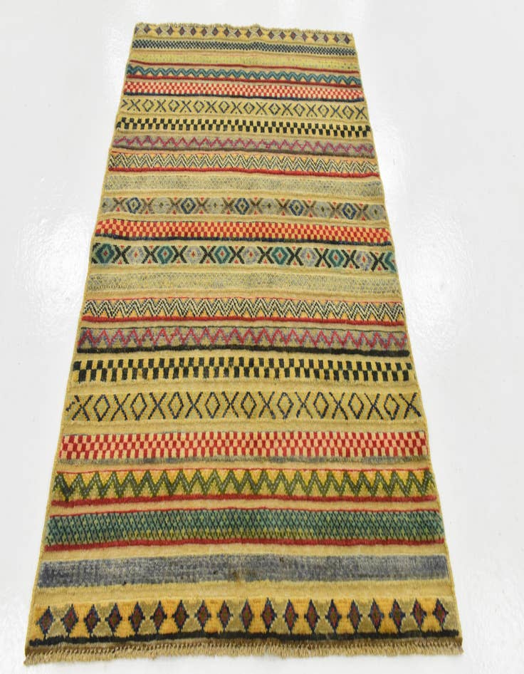 Detail image of 2' 11 x 3' 11 Hand Knotted Modern Ziegler Rug