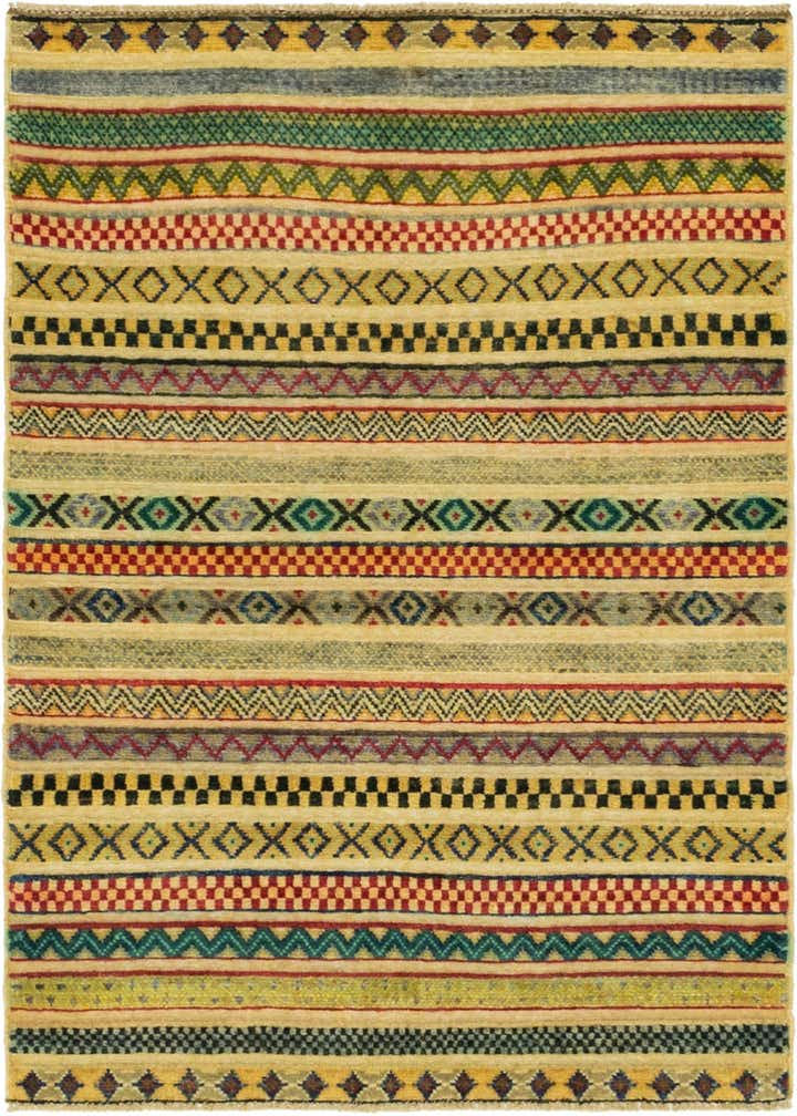 2' 11 x 3' 11 Hand Knotted Modern Ziegler Rug