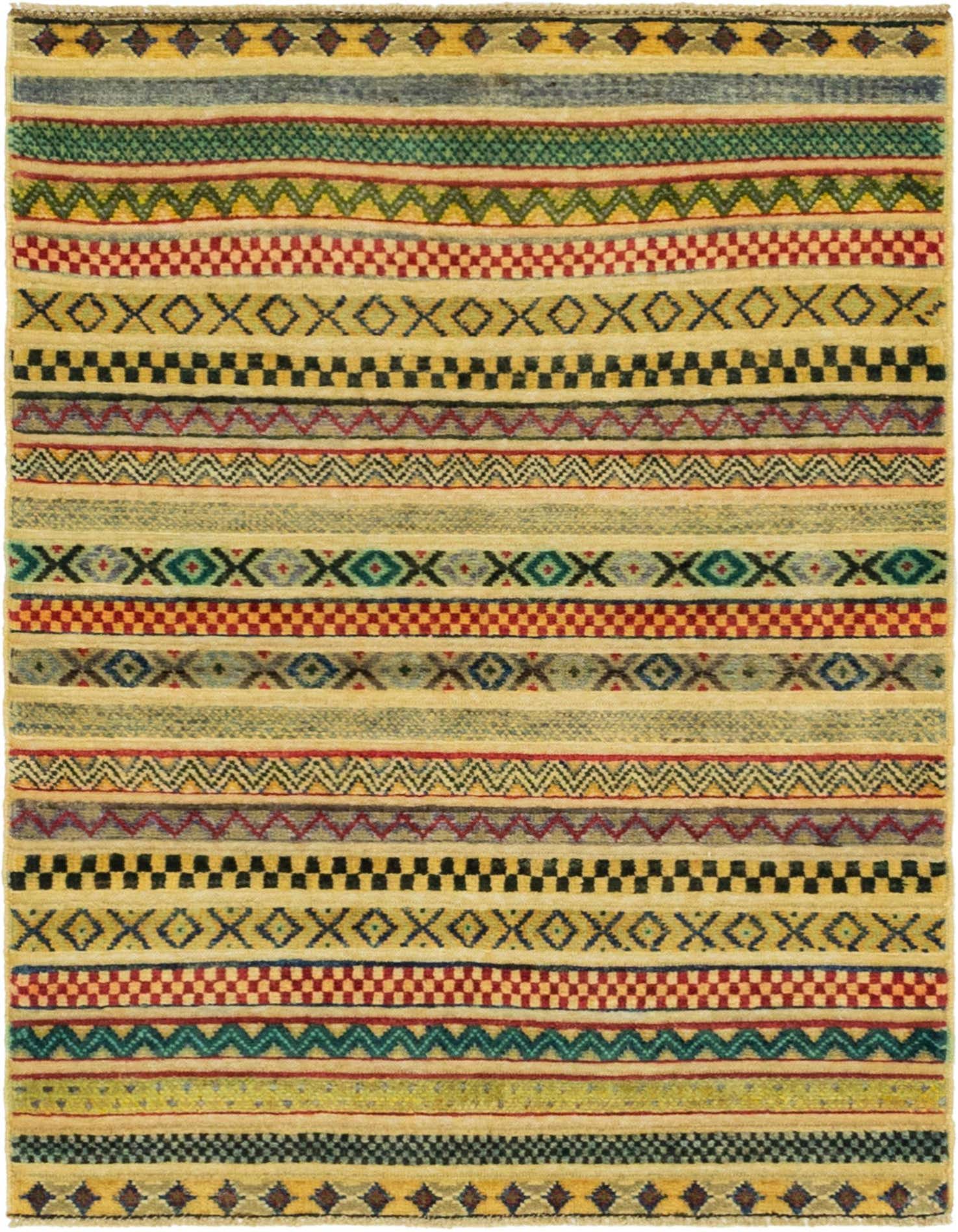 2' 11 x 3' 11 Hand Knotted Modern Ziegler Rug