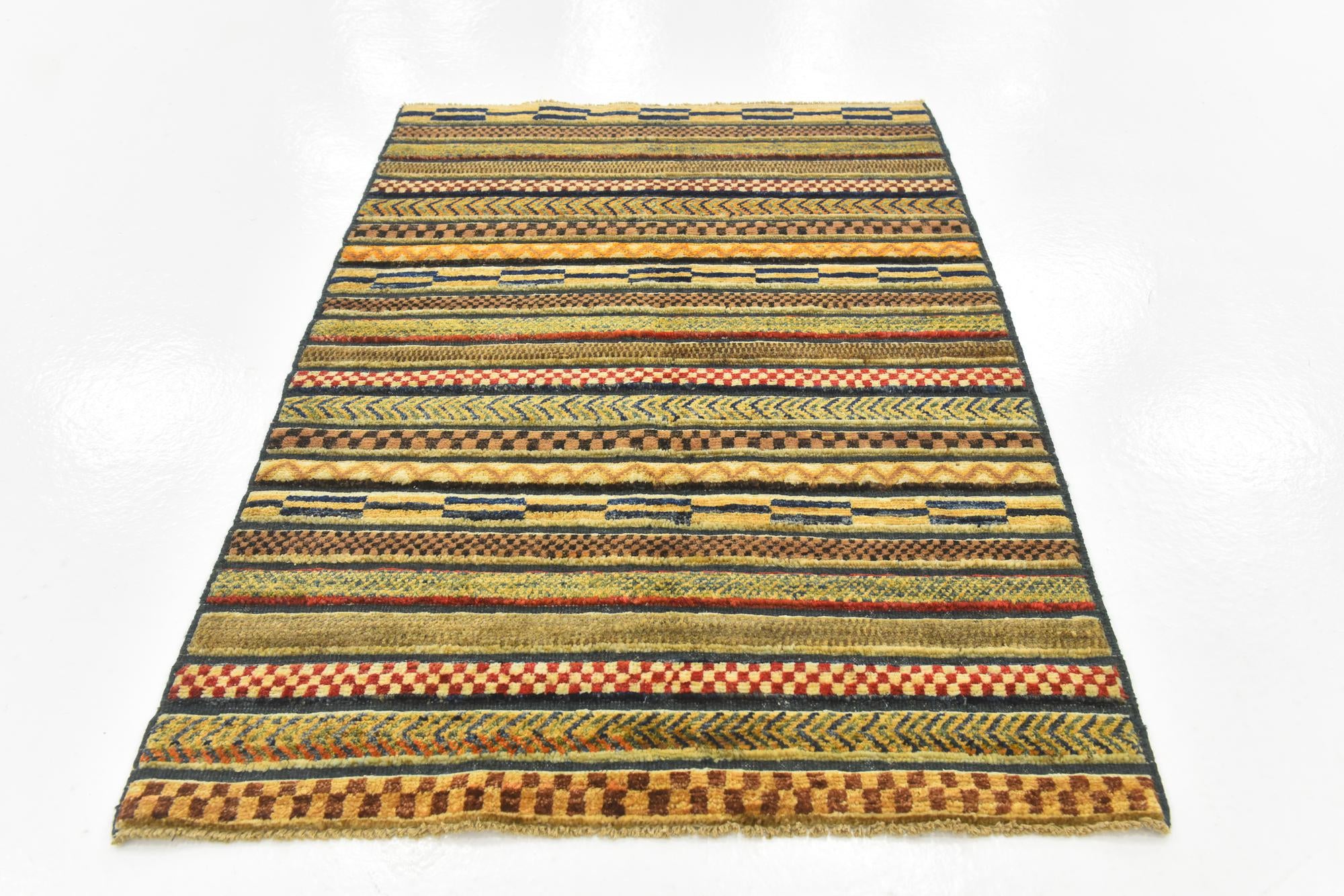 2' 8 x 4' Hand Knotted Modern Ziegler Rug