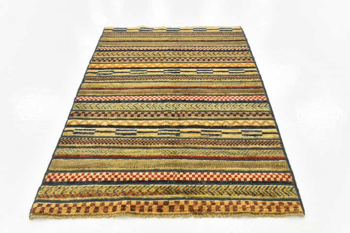 2' 8 x 4' Hand Knotted Modern Ziegler Rug