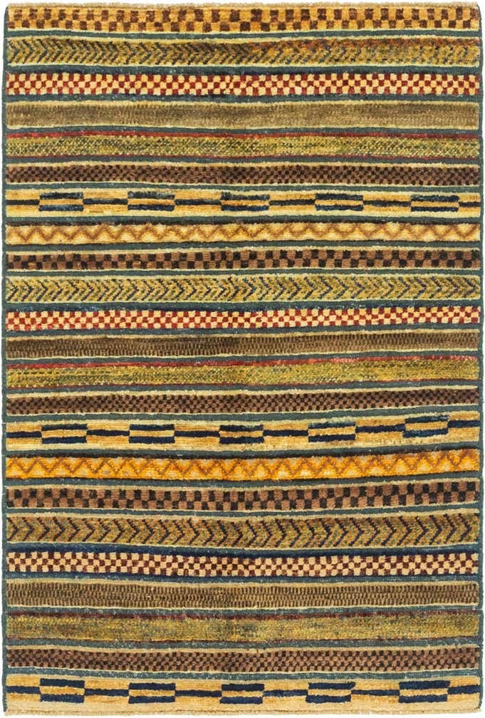 2' 8 x 4' Hand Knotted Modern Ziegler Rug