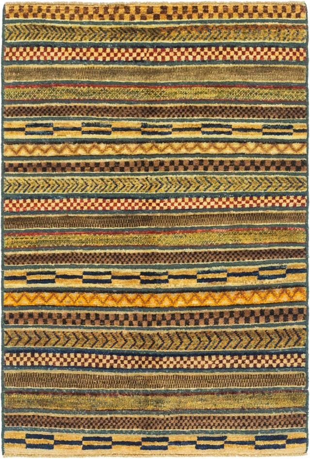 Detail image of 2' 8 x 4' Hand Knotted Modern Ziegler Rug