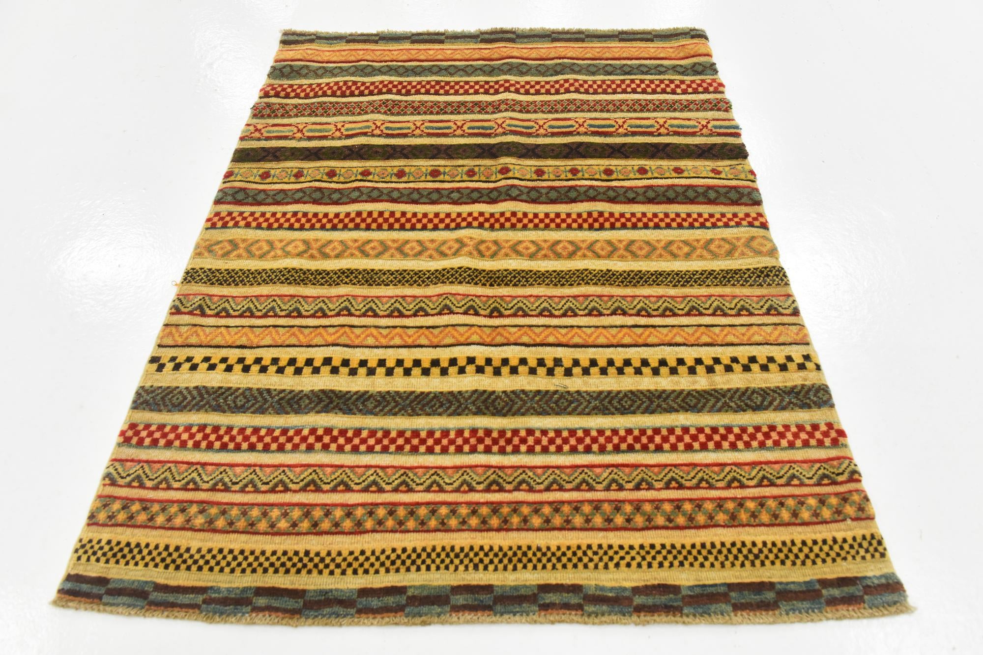 3' x 3' 11 Hand Knotted Modern Ziegler Rug