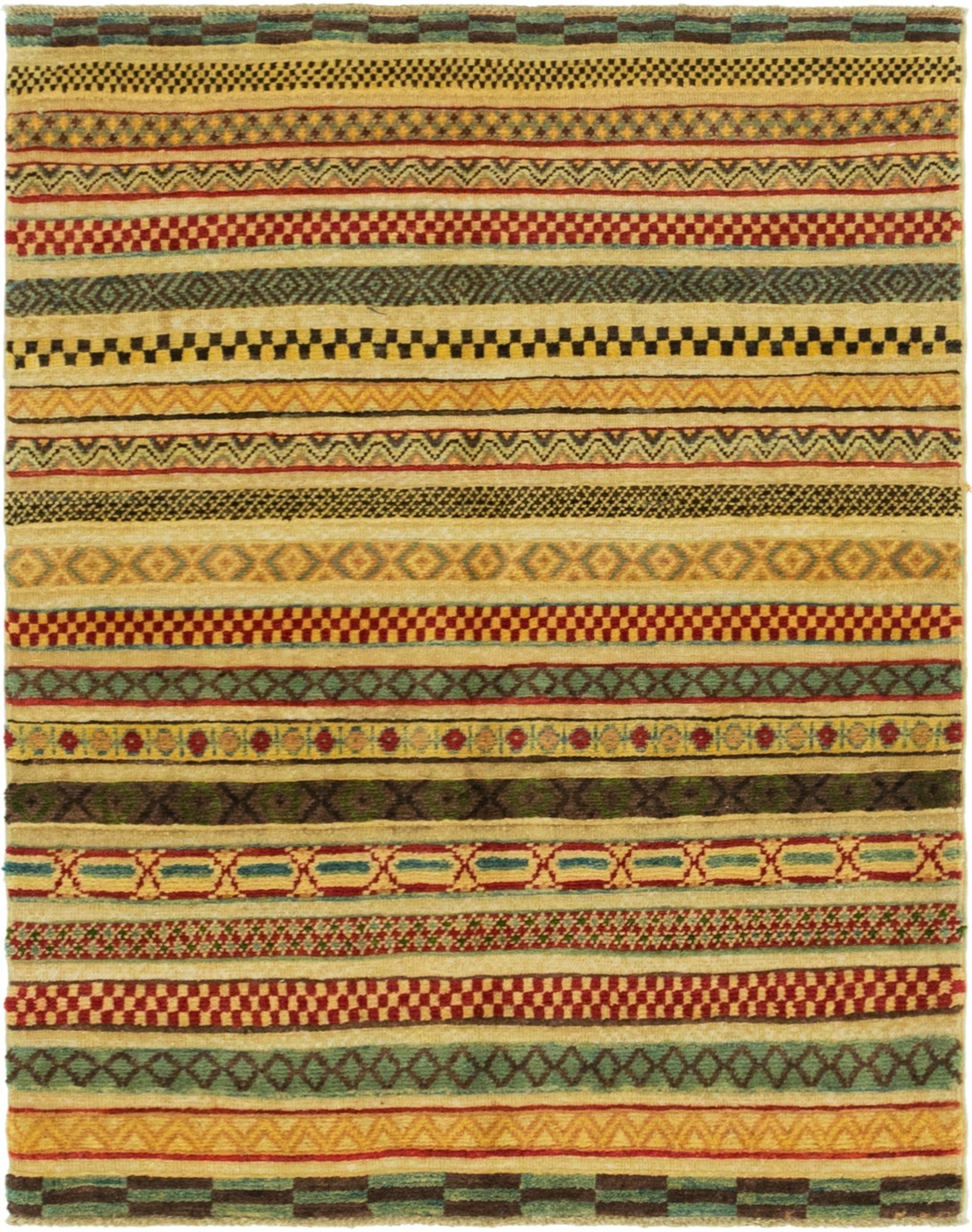 3' x 3' 11 Hand Knotted Modern Ziegler Rug