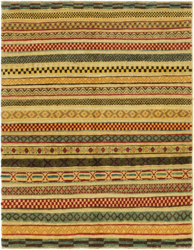 Detail image of 3' x 3' 11 Hand Knotted Modern Ziegler Rug