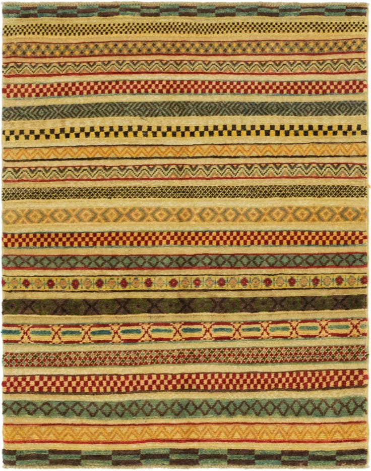 Detail image of 3' x 3' 11 Hand Knotted Modern Ziegler Rug