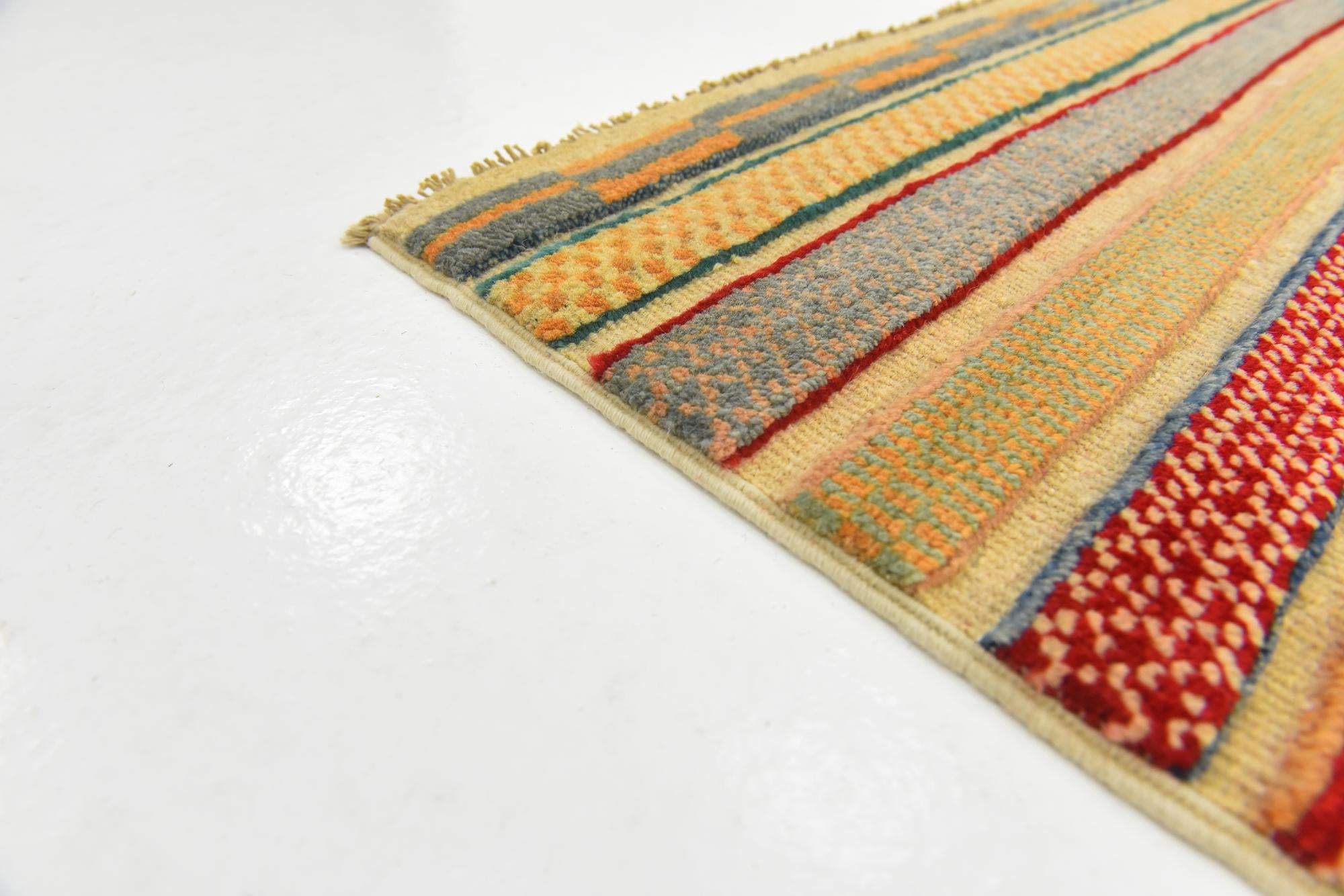 2' 7 x 4' Hand Knotted Modern Ziegler Rug