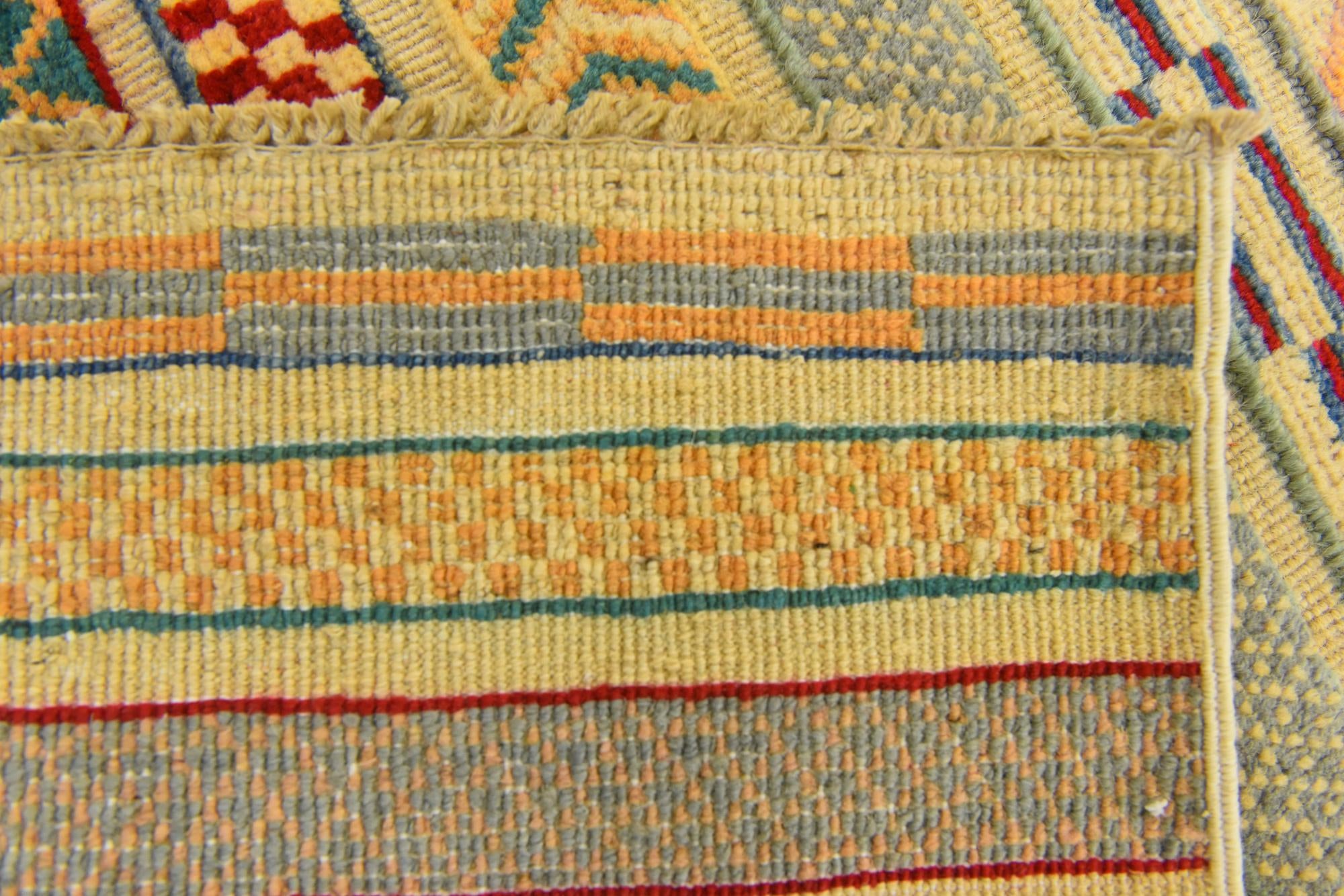 2' 7 x 4' Hand Knotted Modern Ziegler Rug