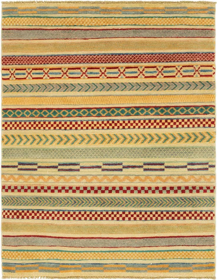 Detail image of 2' 7 x 4' Hand Knotted Modern Ziegler Rug