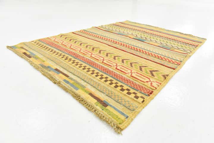 2' 8 x 4' Hand Knotted Modern Ziegler Rug