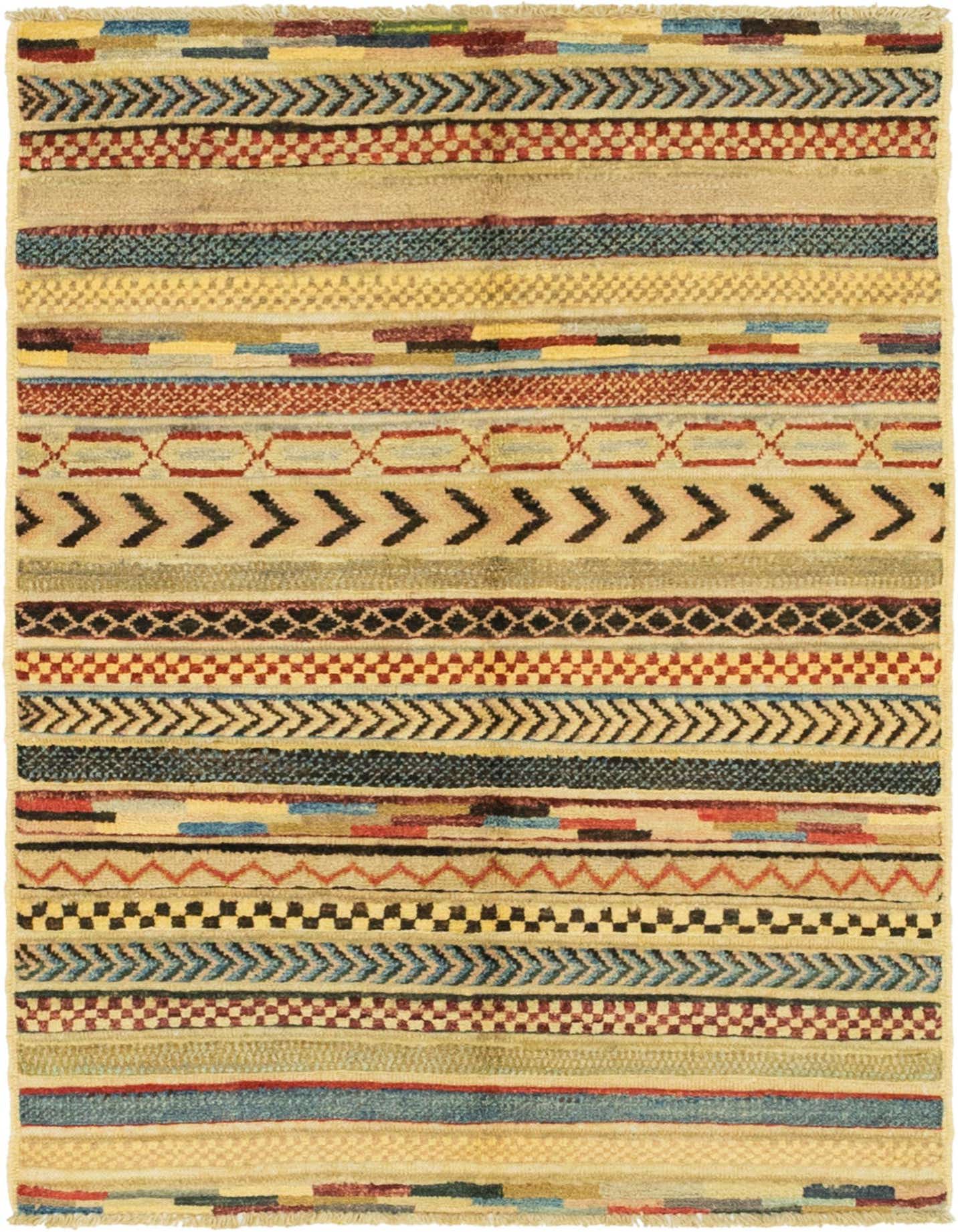 2' 9 x 3' 11 Hand Knotted Modern Ziegler Rug