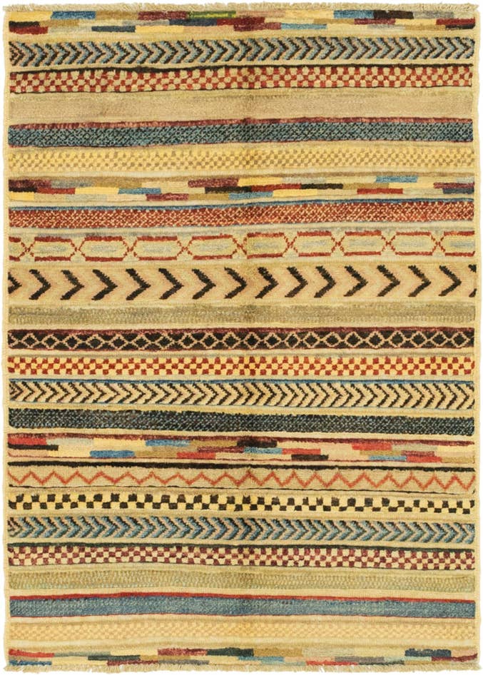 Detail image of 2' 9 x 3' 11 Hand Knotted Modern Ziegler Rug