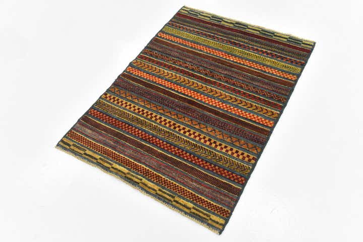 3' x 4' 1 Hand Knotted Modern Ziegler Rug