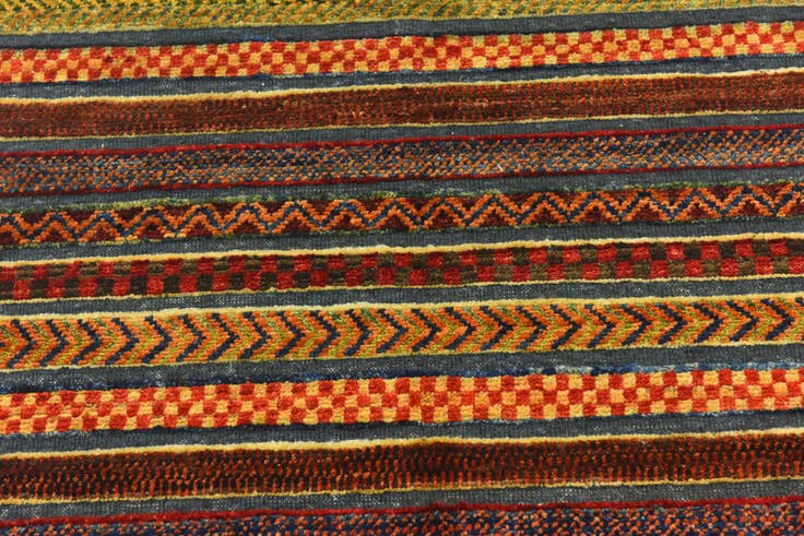 Detail image of 3' x 4' 1 Hand Knotted Modern Ziegler Rug